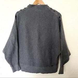 Tahari Short Sleeve Mock Dolman Sweaters